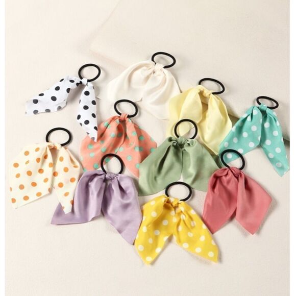 Polka Dot Hair Scarf Bundle - Picture 3 of 3